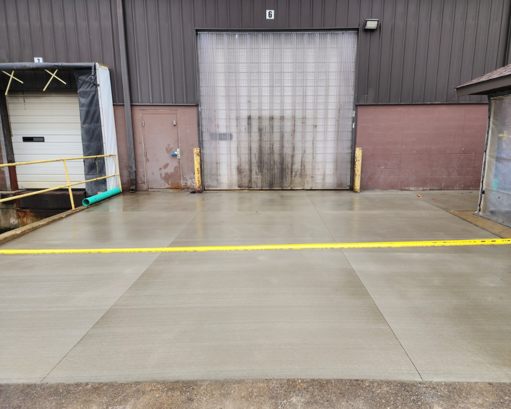 Custom Concrete Flatwork, Commercial Flatwork, Heavy-duty Concrete Option, Hill Custom Concrete located in Northern Indiana and Southwest Michigan