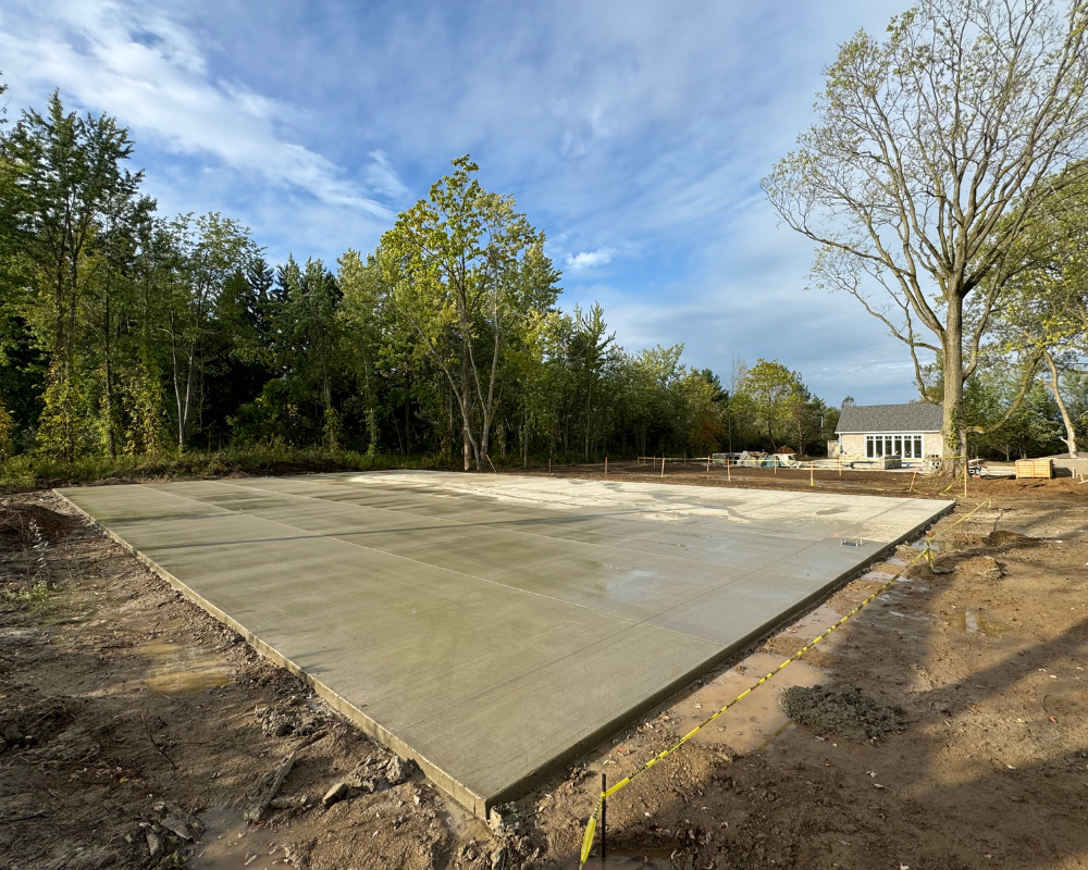 Custom Concrete Slab,, Hill Custom Concrete located in Northern Indiana and Southwest Michigan